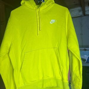Nike Women's Bright Yellow Hoodie